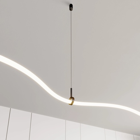 Держатель трека ART-APRIORI-HOLDER-HANG-TUBE-L1500 (BK) (Arlight, IP20 Металл, 3 года)
