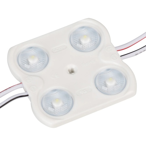 Модуль герметичный CRAFT-2835-4-12V Warm 170deg (45x43mm, 1.6W, IP67) (Arlight, Закрытый)