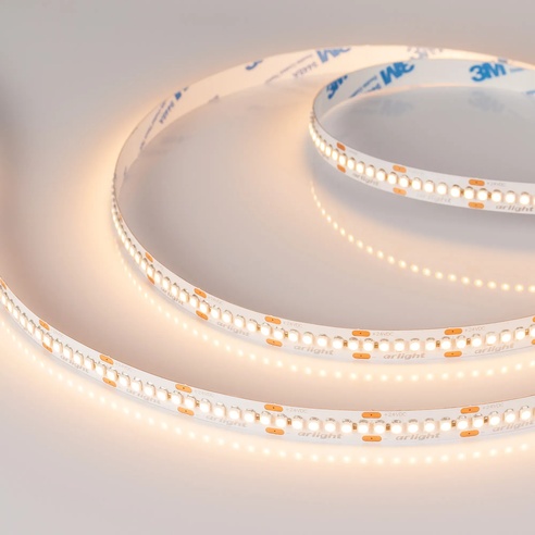 Лента светодиодная RT-A240-10mm 24V Warm2700 (19.2W/m, IP20, 3528, 5m) (Arlight, 19.2 Вт/м, IP20)