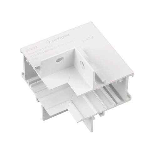 Коннектор угловой MAG-CON-MINI-2538-FDW-L90-INT (WH) (Arlight, IP20 Металл, 3 года)
