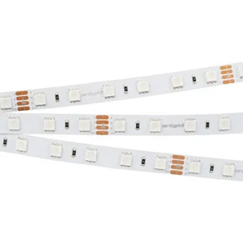 Лента RT-B70-10mm 24V RGB (14 W/m, IP20, 5m) (Arlight, Открытый)
