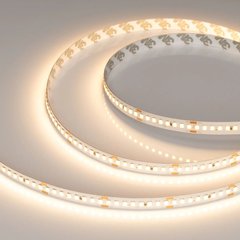 Лента RT-A192-10mm 24V Warm2700 (17.6 W/m, IP20, 5m) (Arlight, высок.эфф.150 лм/Вт)