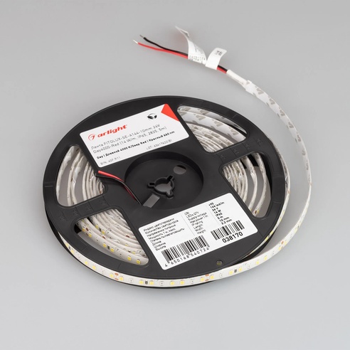Лента светодиодная FITOLUX-SE-A144-10mm 24V Day4000-Red (14 W/m, IP65, 2835, 5m) (Arlight, 14 Вт/м, IP65)