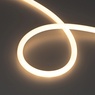 Лента светодиодная герметичная MOONLIGHT-TOP-S-M560-D13mm 24V Warm3000 (13 W/m, IP65, 5m, wire x1, трос) (Arlight, Вывод прямой, 3 года)