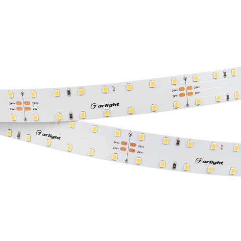 Лента светодиодная RT 2-4700 24V White6000 20mm (2835, 140 LED/m, LUX) (Arlight, 21.6 Вт/м, IP20)