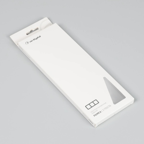 Рамка стеклянная FRM-OMALI-SFGS-3-BK (Arlight, -)
