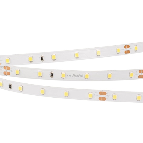 Лента светодиодная RT 2-5000 24V Warm3000 (2835, 300 LED, PRO) (Arlight, 7.2 Вт/м, IP20)