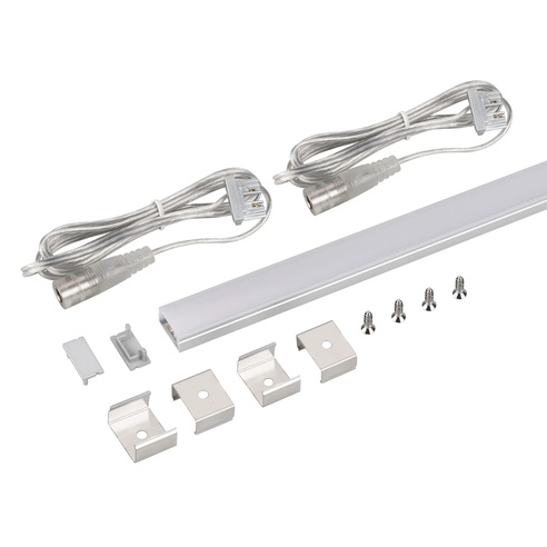 Набор для светодиодной подсветки ARL-KIT-SLIM-FC 24V Warm3000 (14,4 W/m, IP20, 2m) (Arlight, Алюминий+пластик)