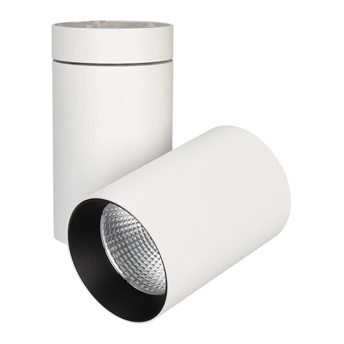 Светильник SP-POLO-SURFACE-TURN-R85-15W White5000 (WH-BK, 40 deg) (Arlight, IP20 Металл, 3 года)
