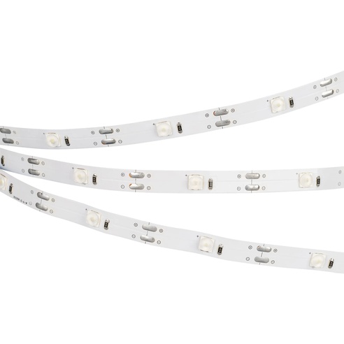 Лента светодиодная RT-5000-6060LENS-20-12V White6000 (10mm, 10W/m, IP20) (Arlight, Открытый)