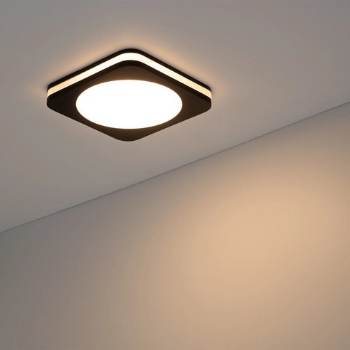 Светодиодная панель LTD-80x80SOL-BK-5W Day White (Arlight, IP44 Пластик, 3 года)