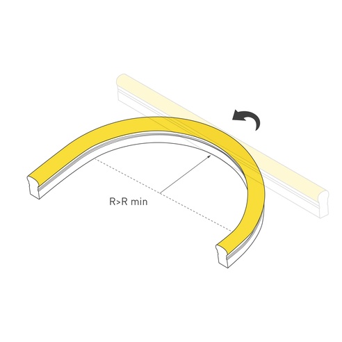 Гибкий неон ARL-NEON-2615-SIDE 230V White (Arlight, 8 Вт/м, IP65)