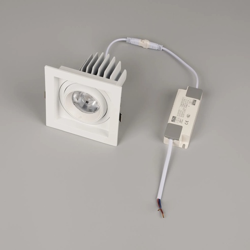 Светильник MS-VORTEX-BUILT-S117x117-20W Day4000 (WH-WH, 40 deg, 230V) (Arlight, IP20 Металл, 5 лет)