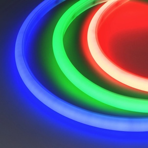Лента светодиодная герметичная MOONLIGHT-TOP-G120-16x15mm 24V RGB (12 W/m, IP67, 5m, wire x2) (Arlight, Вывод боковой, 3 года)