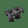 Светильник MS-FLOW-BUILT-S157x85-2x6W Day4000 (BK, 15 deg, 230V) (Arlight, IP20 Металл, 5 лет)