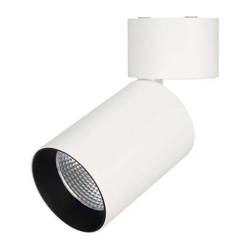 Светильник SP-POLO-SURFACE-FLAP-R85-15W Warm3000 (WH-BK, 40 deg) (Arlight, IP20 Металл, 3 года)