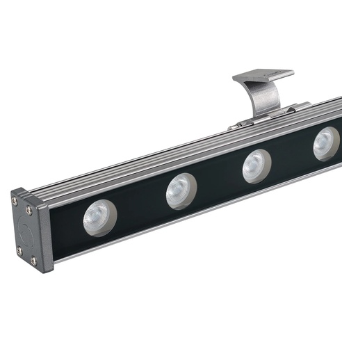 Линейный прожектор AR-LINE-1000-18W Warm3000 (GR, 30 deg, 230V) (Arlight, IP65 Металл, 3 года)