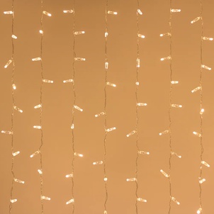 Светодиодная гирлянда ARD-CURTAIN-CLASSIC-2000x9000-CLEAR-2200LED Warm (230V, 120W) (Ardecoled, IP65)