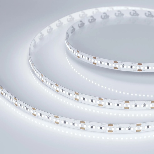 Лента светодиодная MICROLED-M300-8mm 24V White6000 (8 W/m, IP20, 2216, 5m) (Arlight, Открытый)