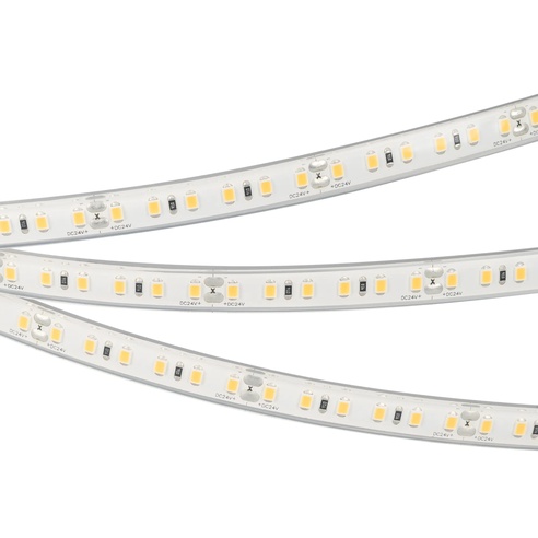Лента светодиодная герметичная RTW-PU-A120-10.5mm 24V Cool 8K (16.8 W/m, IP68, 2835, 5m) (Arlight, -)