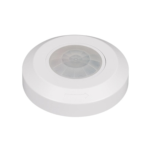 Датчик движения PRIME-PIR-SURFACE-R76-200W-WH (230V, 0.87A, SLIM) (Arlight, IP20 Пластик, 5 лет)