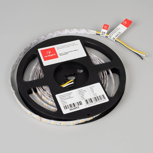 Лента RZ-A140-10mm 24V White-MIX (15 W/m, IP20, 5m) (Arlight, Изменяемая ЦТ)
