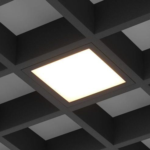 Светильник DL-GRIGLIATO-S140x140-18W Warm3000 (BK, 100 deg, 230) (Arlight, IP40 Металл, 5 лет)