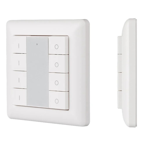 Панель Knob SR-2853K8-RF-UP White (3V, DIM, 4 зоны) (Arlight, IP20 Пластик, 3 года)