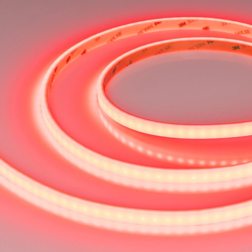 Лента светодиодная герметичная RTW-PSW-A120-10mm 24V Red (9.6 W/m, IP67, 2835, 5m) (Arlight, 5 лет)