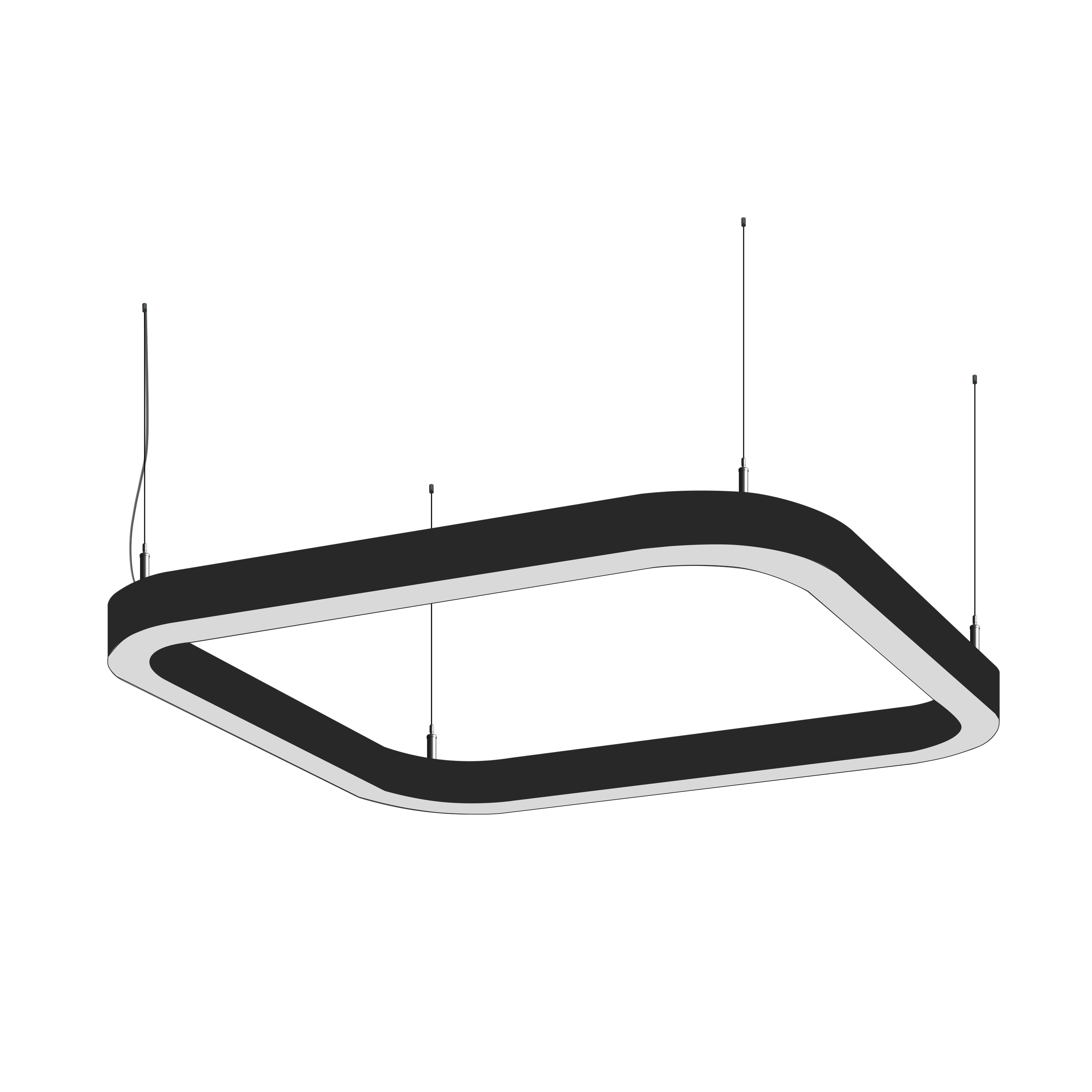 Cветодиодный фигурный светильник MS-ELLIPSE Суперэллипс 500mm 30W  3000/4000/6000К