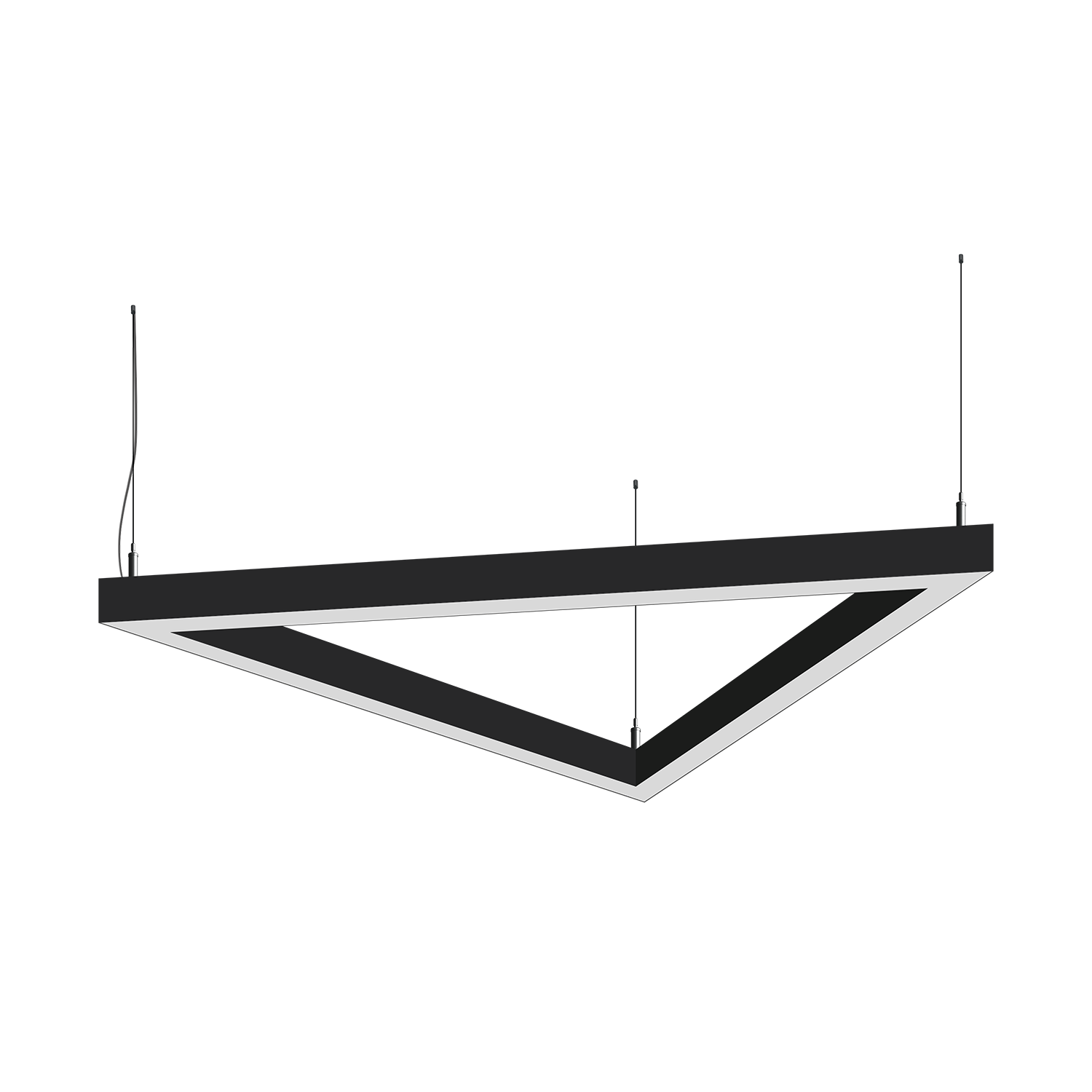 Cветодиодный фигурный светильник MS-TRIO-O Треугольник 3x750mm 40W 3000/4000/6000К
