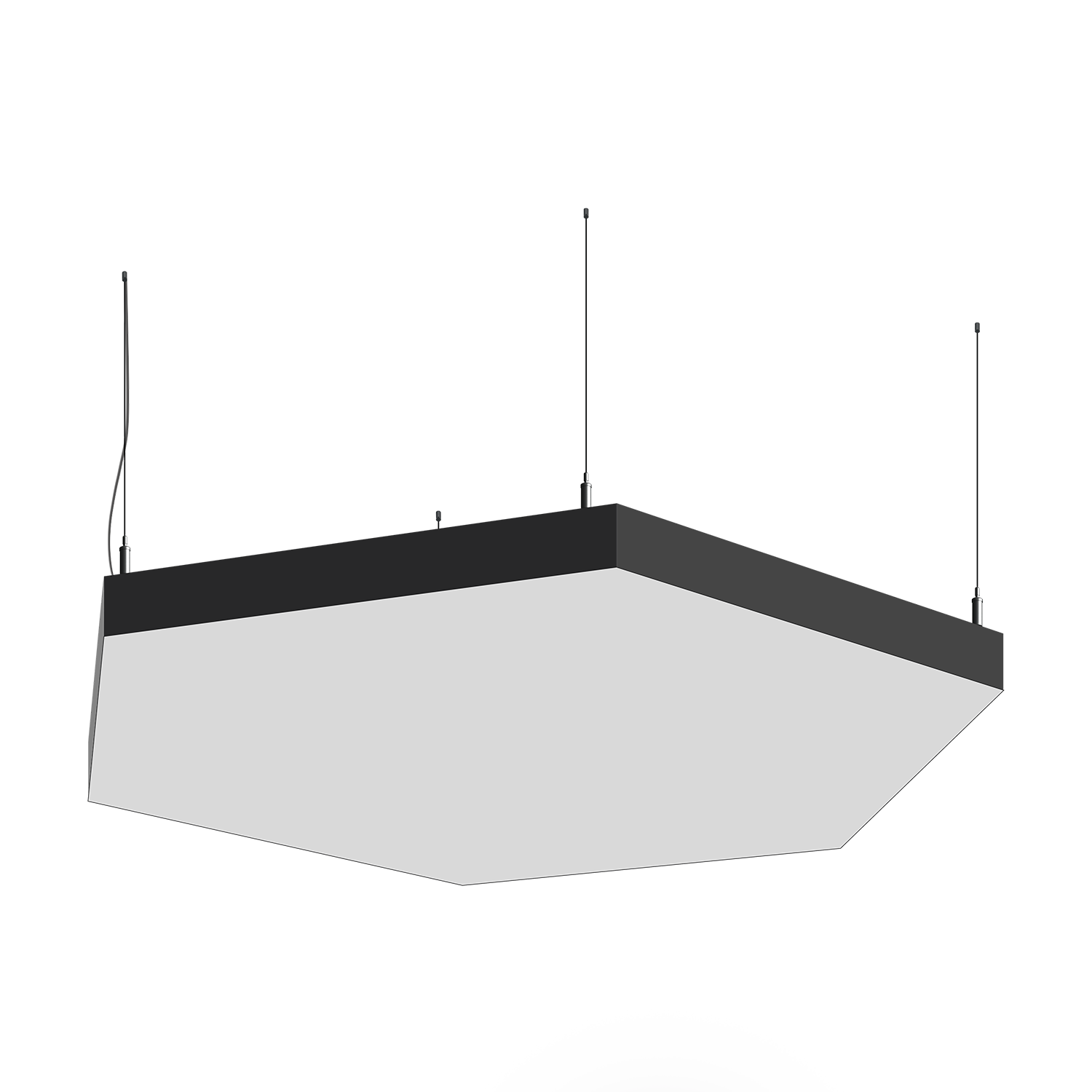 Cветодиодный фигурный светильник MS-HEX Гексагон 500mm 40W 3000/4000/6000K - изображение товара