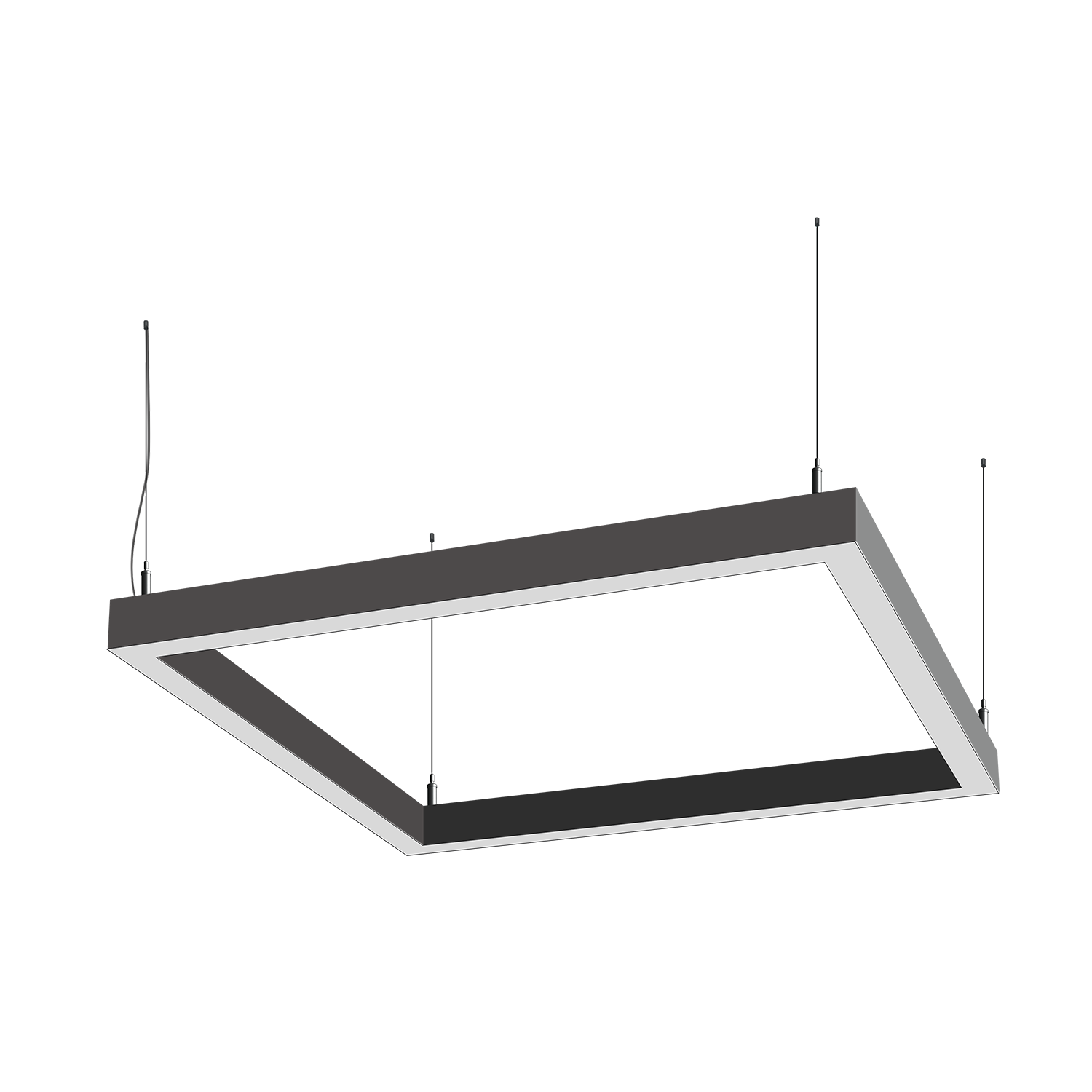 Светодиодный фигурный светильник MS-LONG BOX Квадрат 500x500mm 40W  3000/4000/6000К - изображение товара