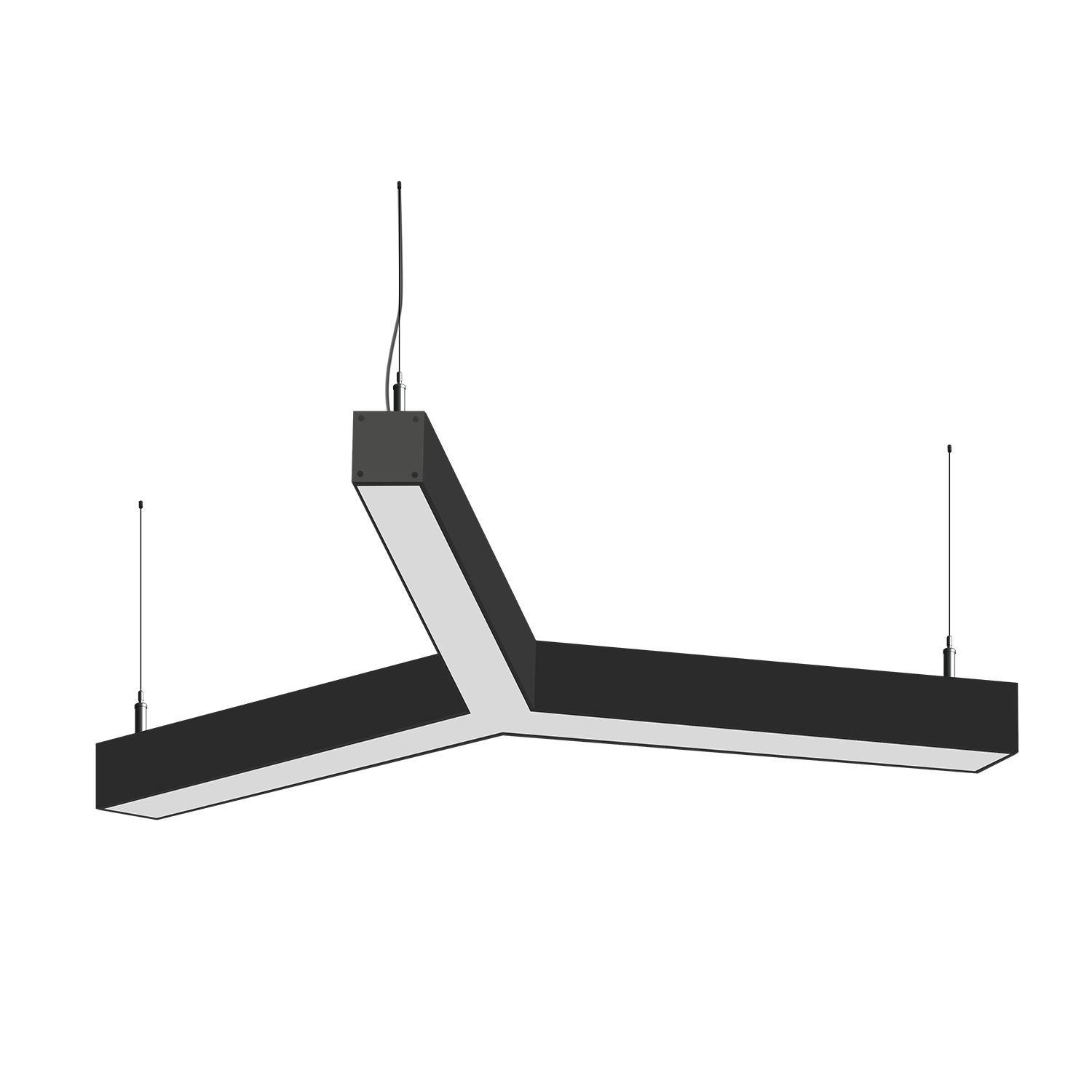 Светодиодный фигурный светильник MS-TRINITY Y-образный 3x500mm 30W 3000/4000/6000К