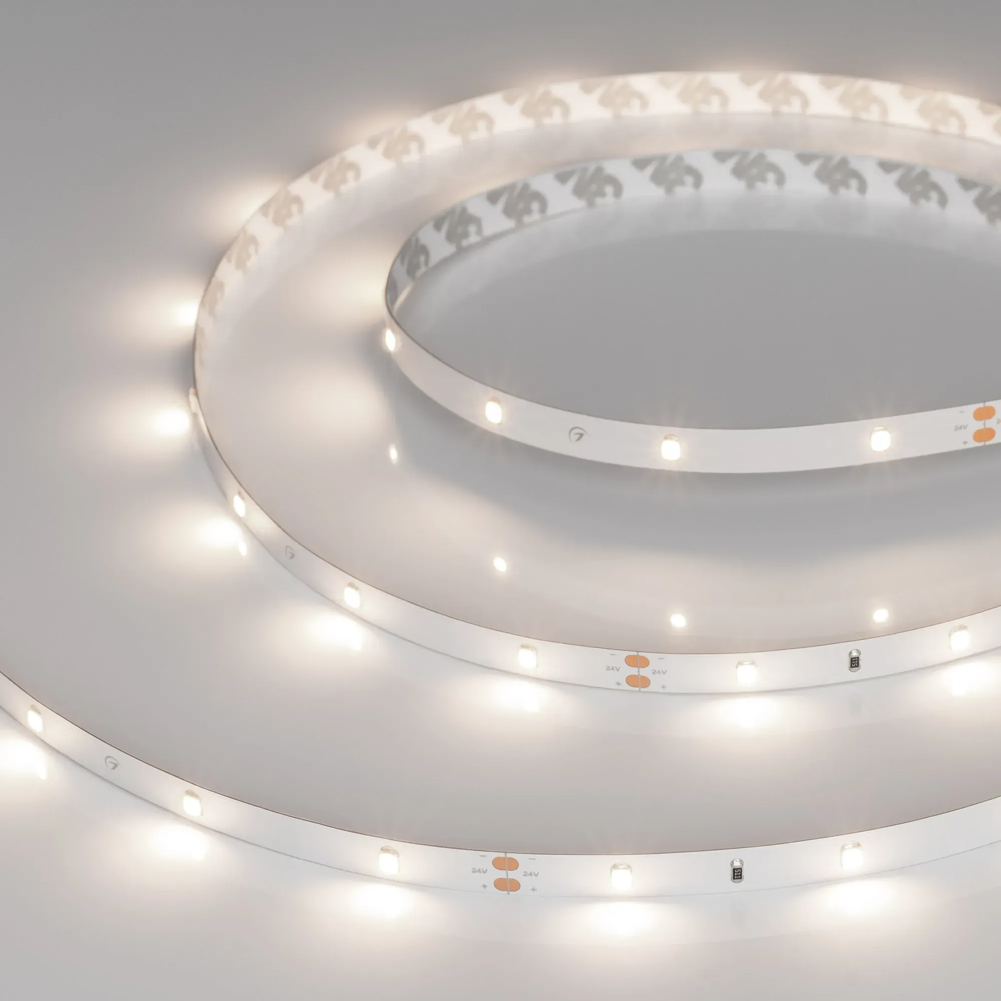 Лента светодиодная RT-A30-8mm 24V Day4000 (2.9 W/m, IP20, 2835, 5m) (Arlight, Открытый)