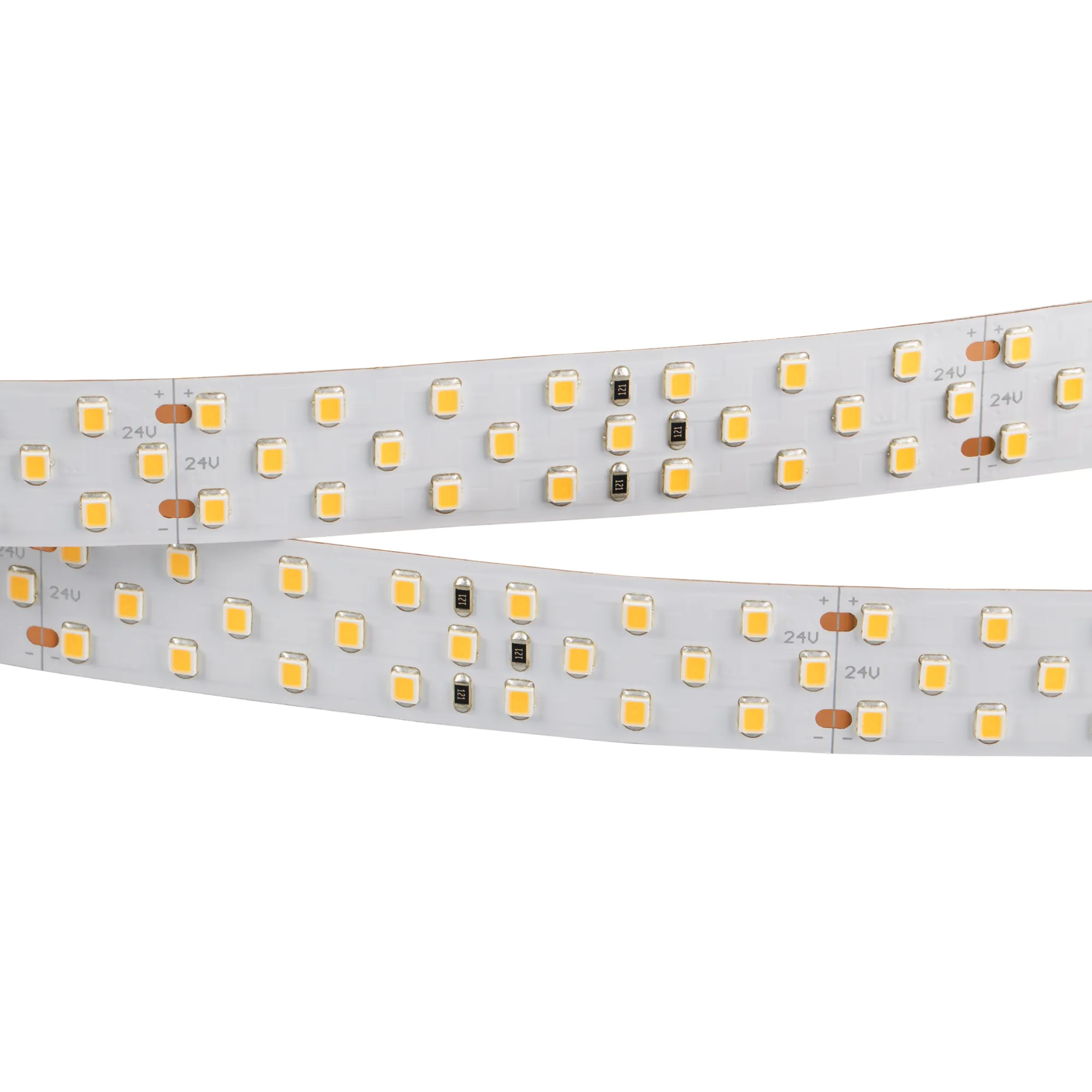 Лента светодиодная RT 2-5000 24V White6000 3x2 (2835, 1260 LED, LUX) (Arlight, 27 Вт/м, IP20)