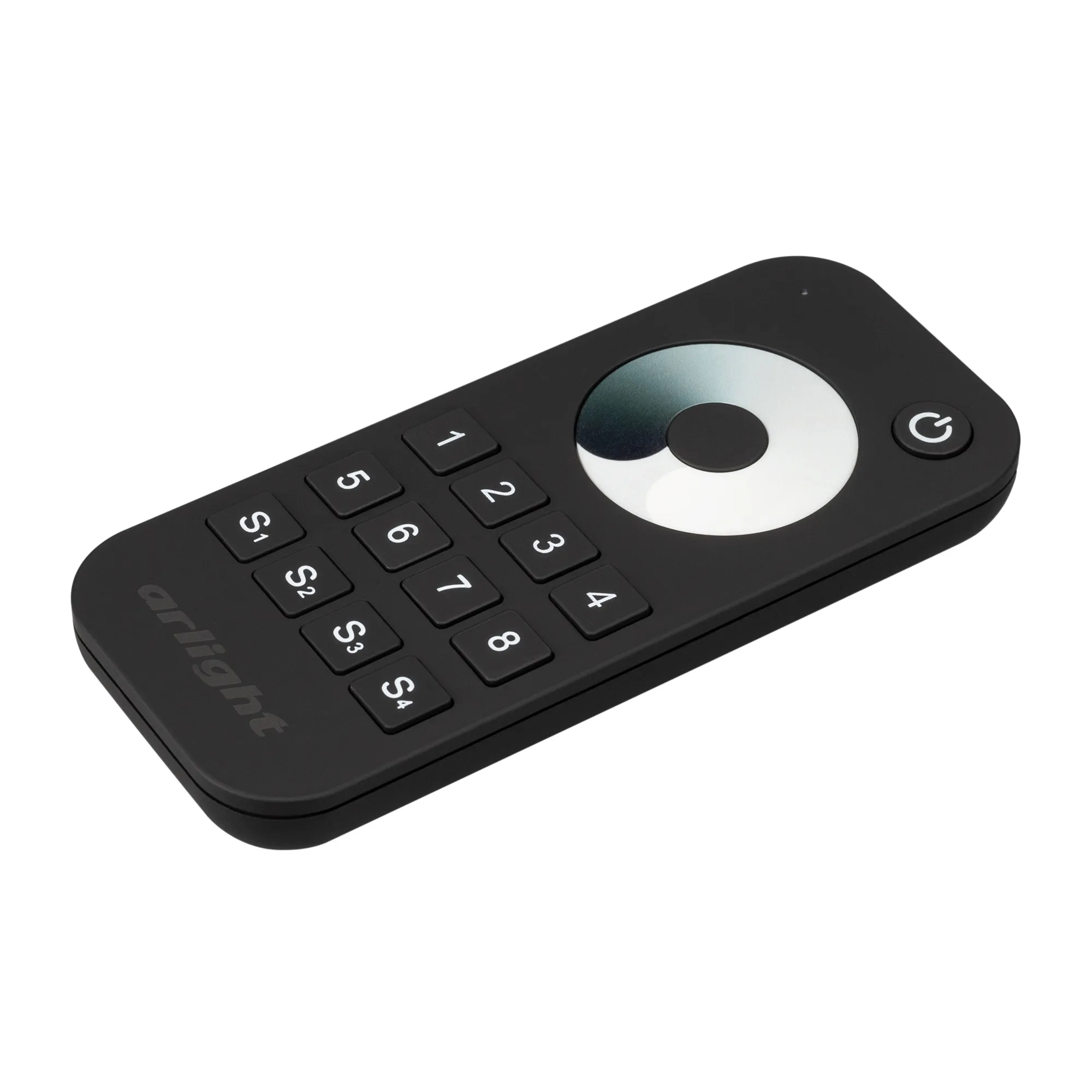 Пульт SMART-R24-DIM Black (8 зон, 2.4G) (Arlight, IP20 Пластик, 5 лет) - изображение товара