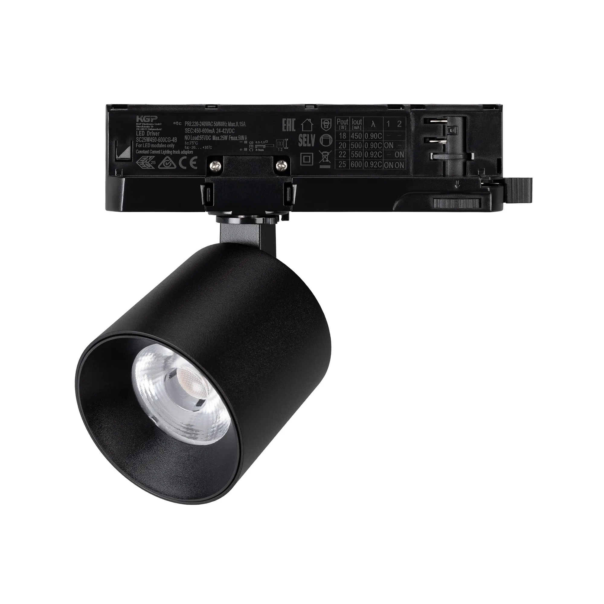 Светильник LGD-DYKE-4TR-R75-16W Warm3000 (BK, 50 deg, 230V, DALI) (Arlight, IP20 Металл, 5 лет)
