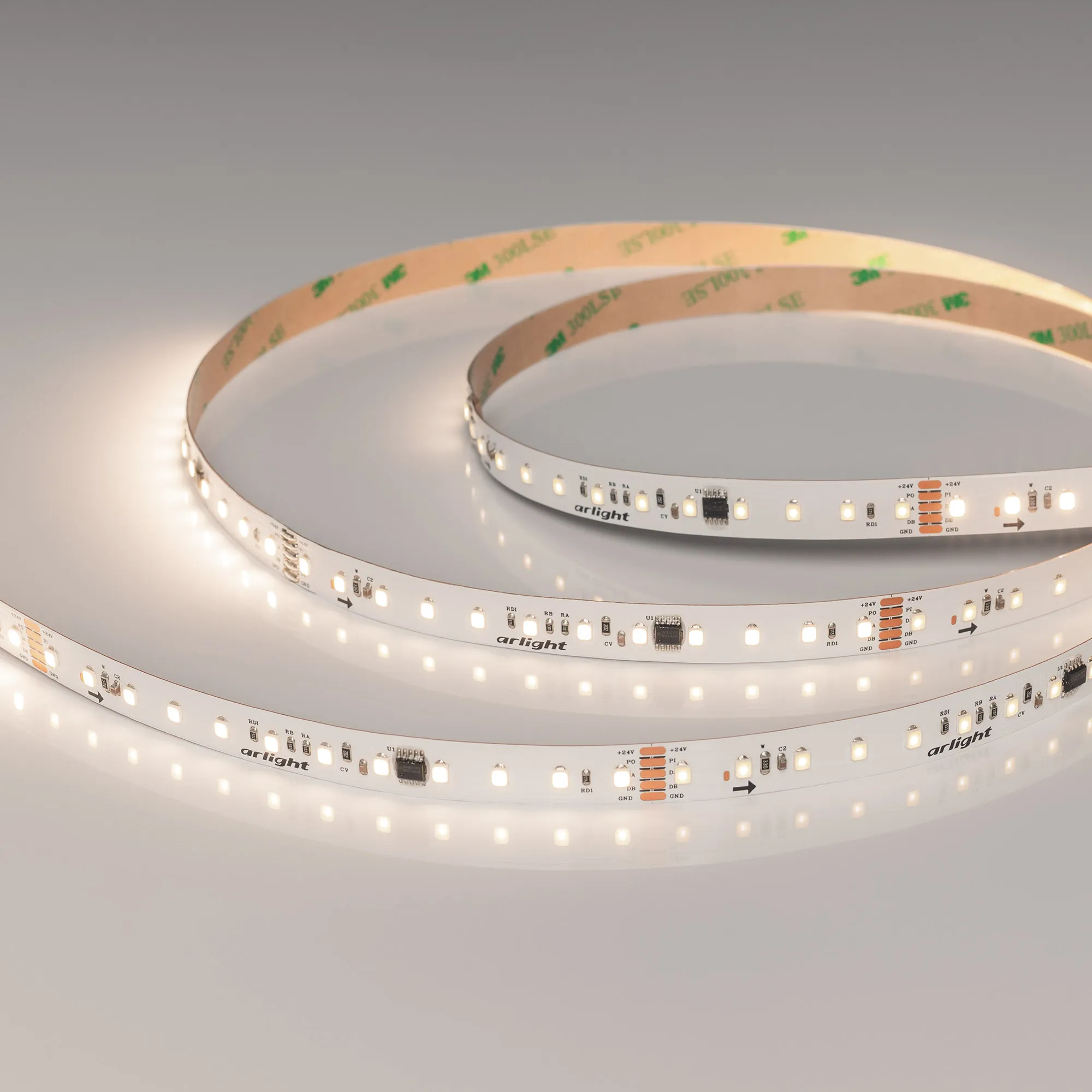 Лента DMX-A96-12mm 24V Day4000-PX12 (14 W/m, IP20, 5m) (Arlight, -)