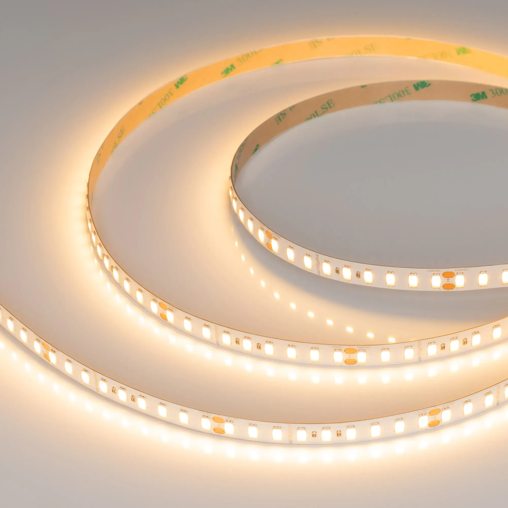 Лента светодиодная ULTRA-C126-10mm 24V Warm2700 (14.4 W/m, IP20, 5630, 5m) (Arlight, высок.эфф.200 лм/Вт)