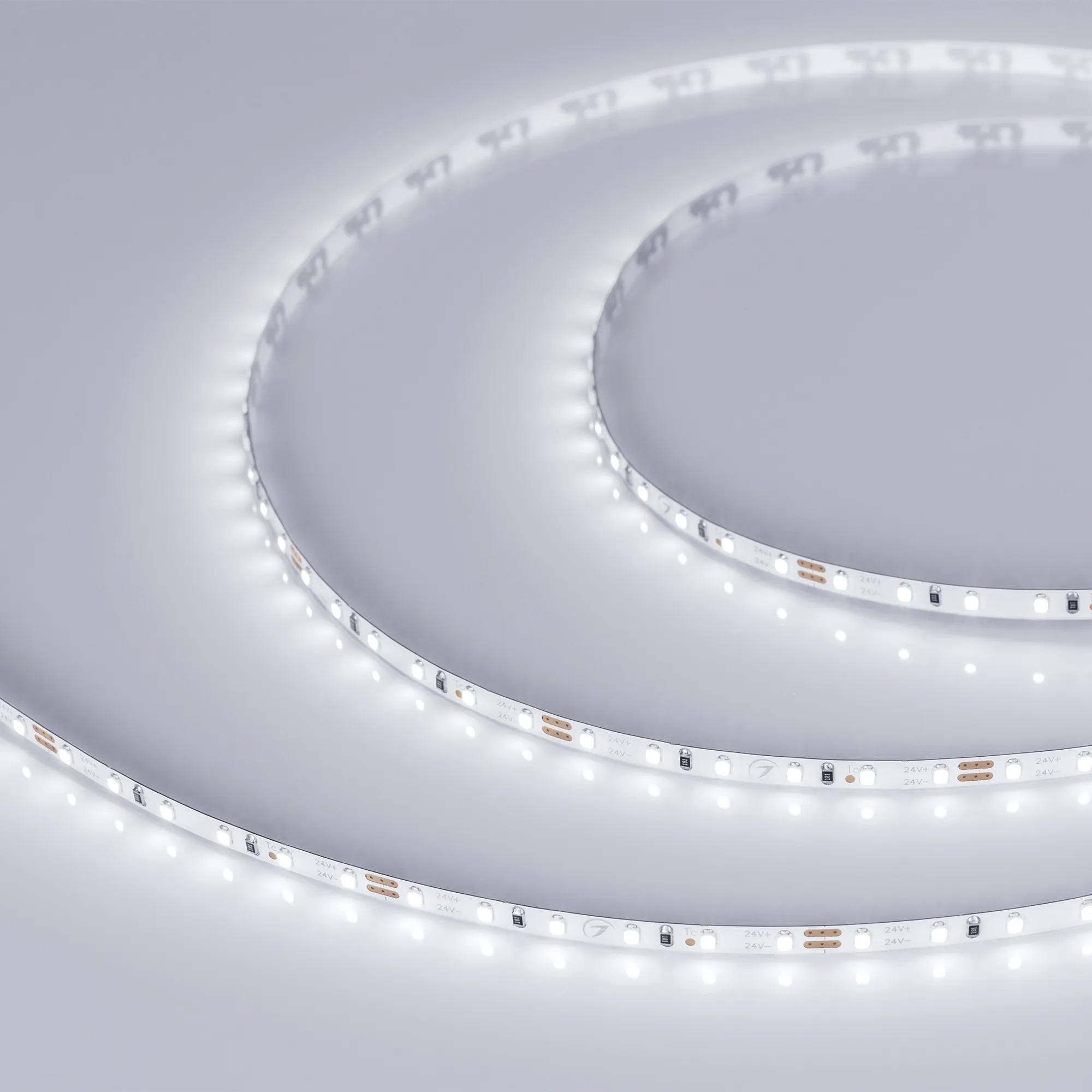 Лента светодиодная MICROLED-M120-4mm 24V White6000 (9.6 W/m, IP20, 2216, 5m) (Arlight, узкая) - изображение товара