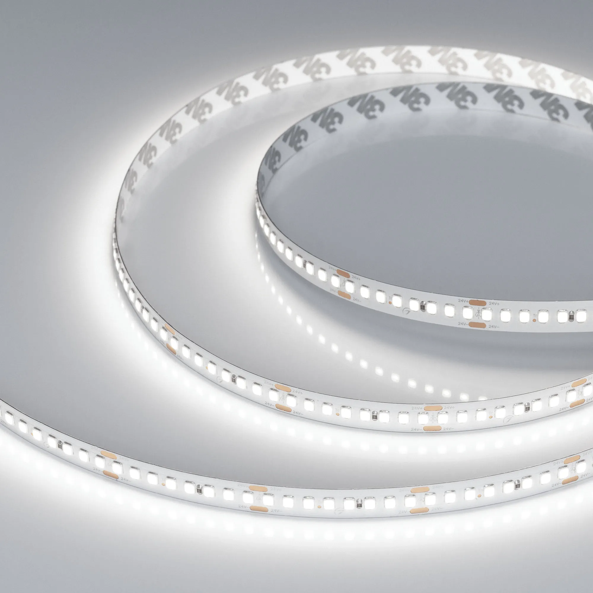 Лента светодиодная RT-A192-10mm 24V White6000 (17.6 W/m, IP20, 2835, 5m) (Arlight, высок.эфф.150 лм/Вт)