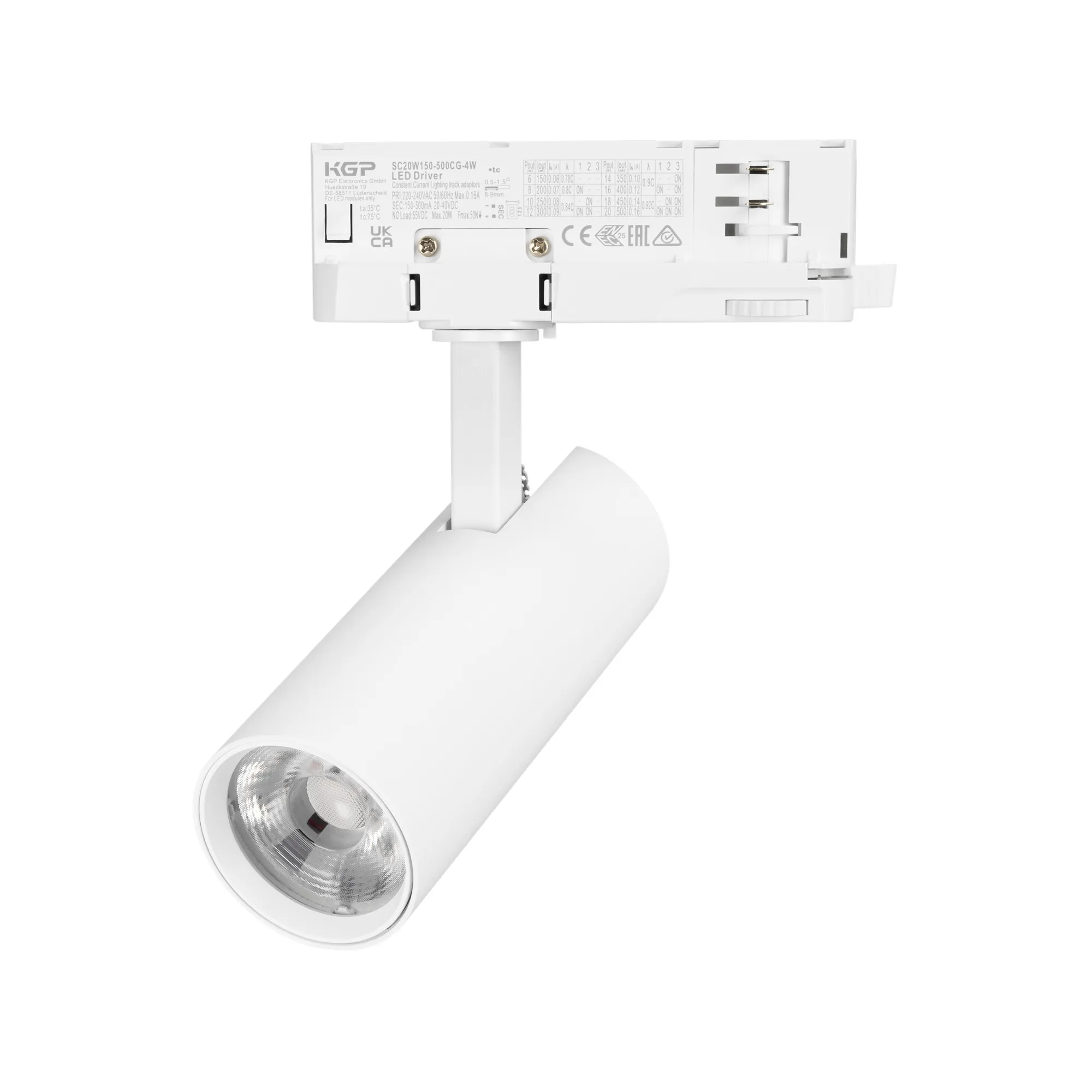 Светильник LGD-GERA-4TR-R55-10W Warm3000 (WH, 36 deg, 230V) (Arlight, IP20 Металл, 5 лет) - изображение товара