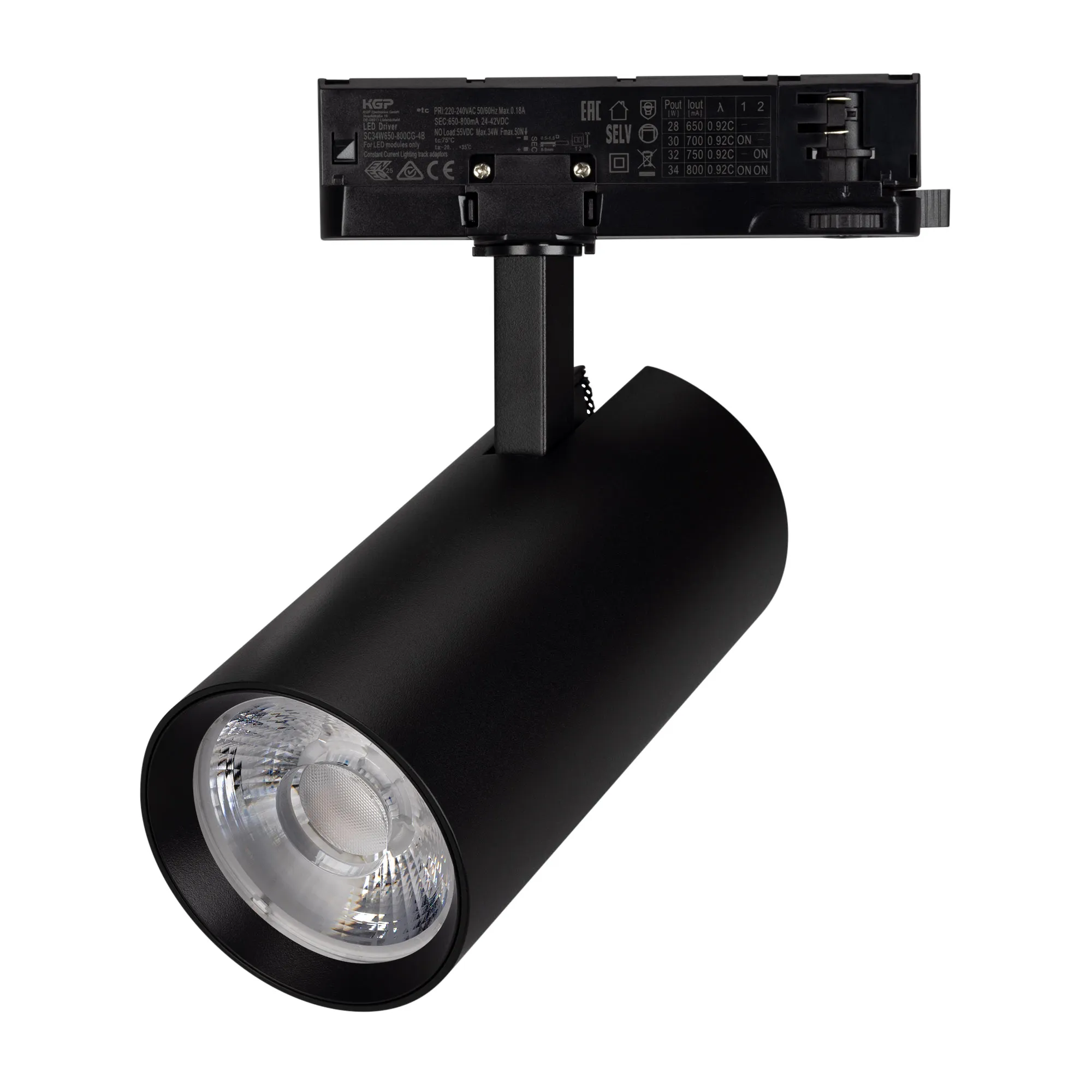 Светильник LGD-GERA-4TR-R90-30W Warm3000 (BK, 36 deg, 230V) (Arlight, IP20 Металл, 5 лет) - изображение товара