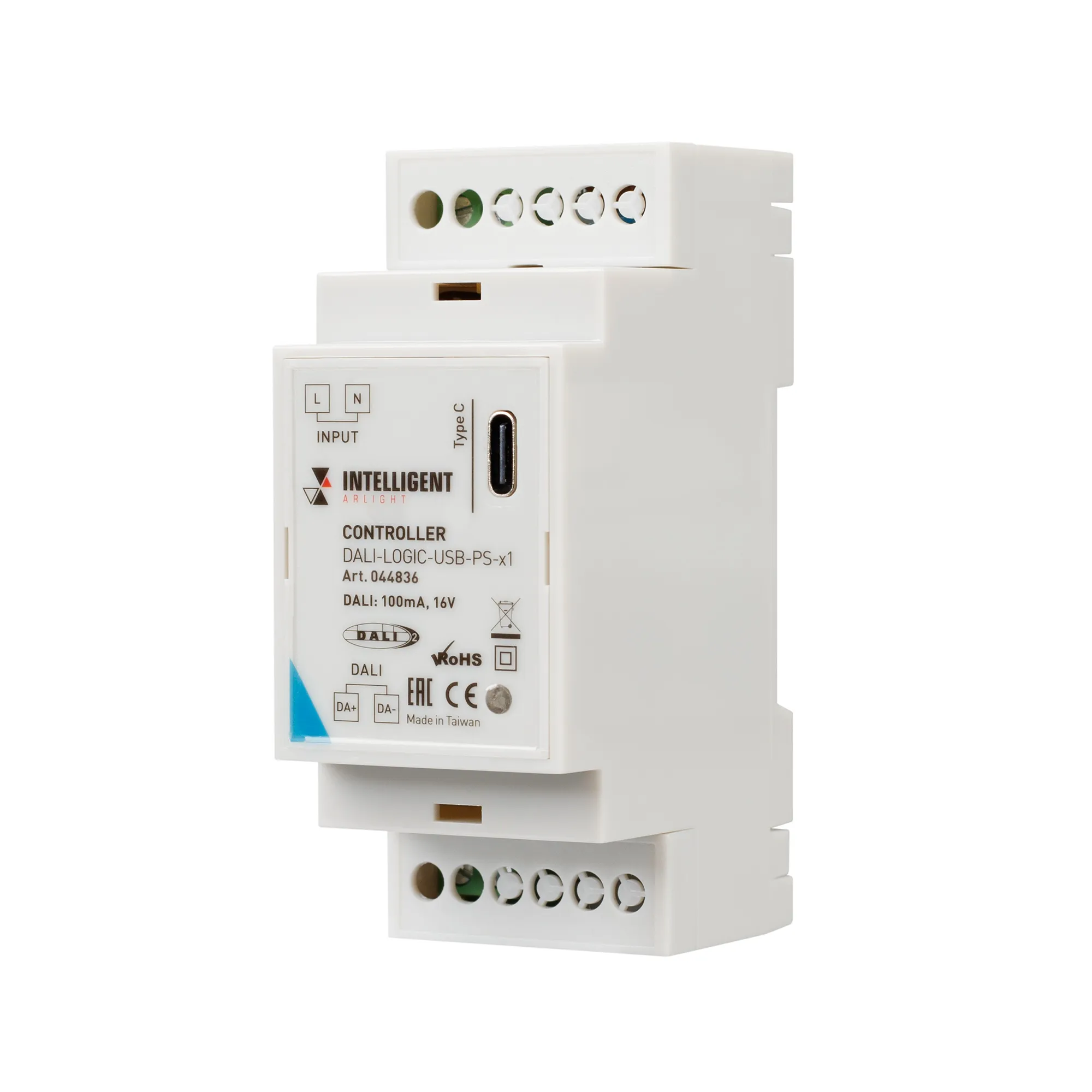 INTELLIGENT ARLIGHT Контроллер DALI-LOGIC-USB-PS-x1 (BUS/230V) (IARL, IP20 Пластик, 2 года) - изображение товара