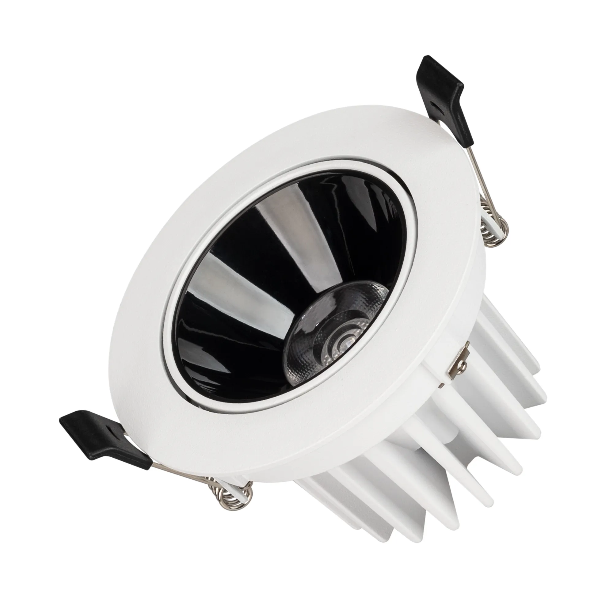 Светильник MS-FORECAST-BUILT-TURN-R102-12W Day4000 (WH-BK, 32 deg, 230V) (Arlight, IP20 Металл, 5 лет) - изображение товара