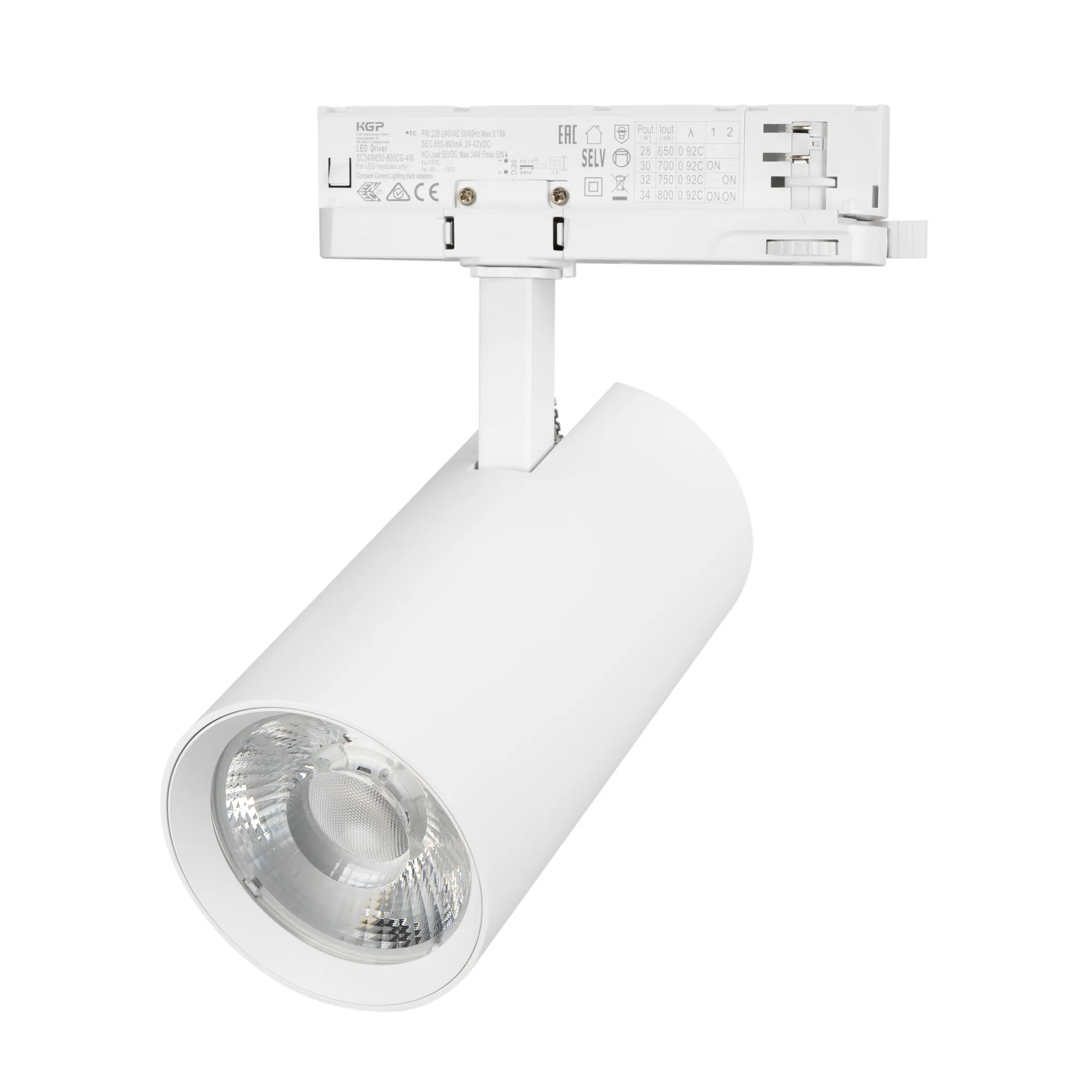 Светильник LGD-GERA-4TR-R90-30W Day4000 (WH, 24 deg, 230V) (Arlight, IP20 Металл, 5 лет) - изображение товара