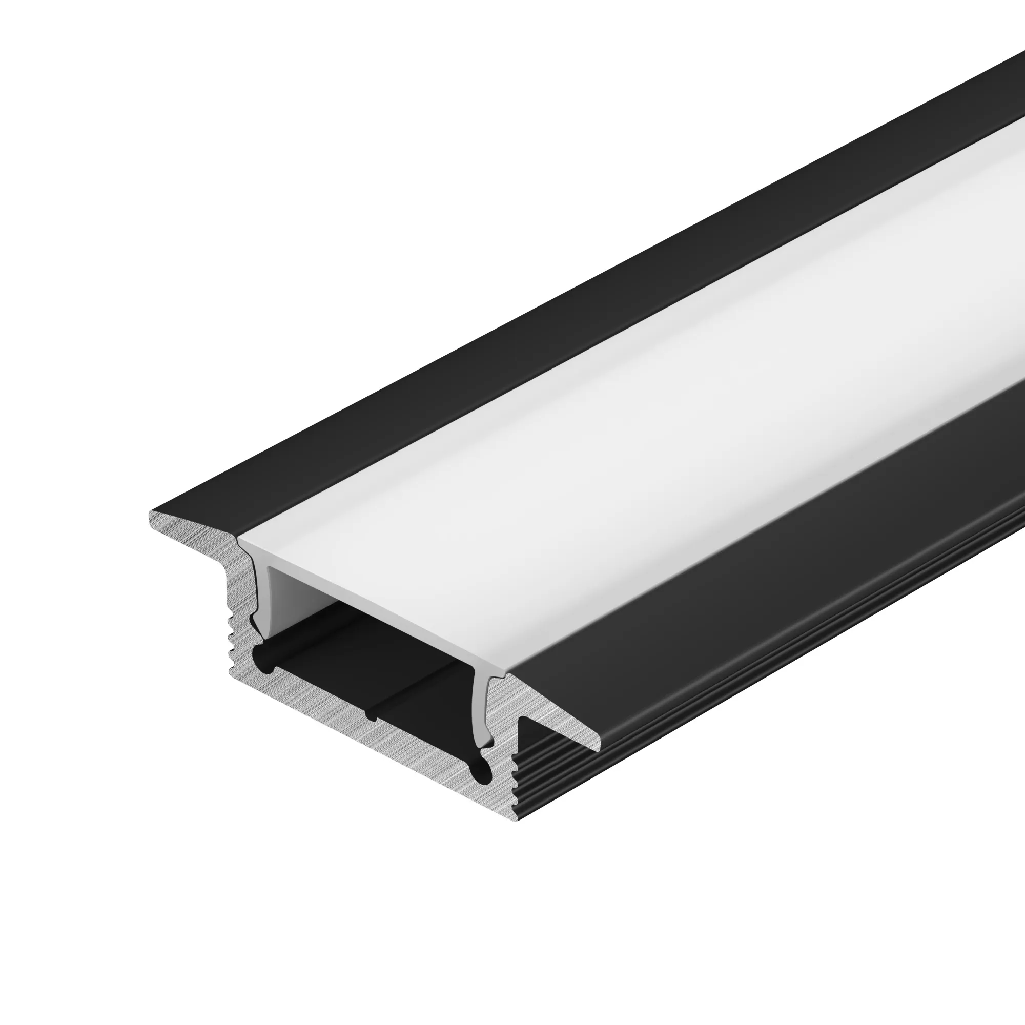 Профиль SL-SLIM-H7-F25-2000 BLACK (Arlight, Алюминий) - изображение товара