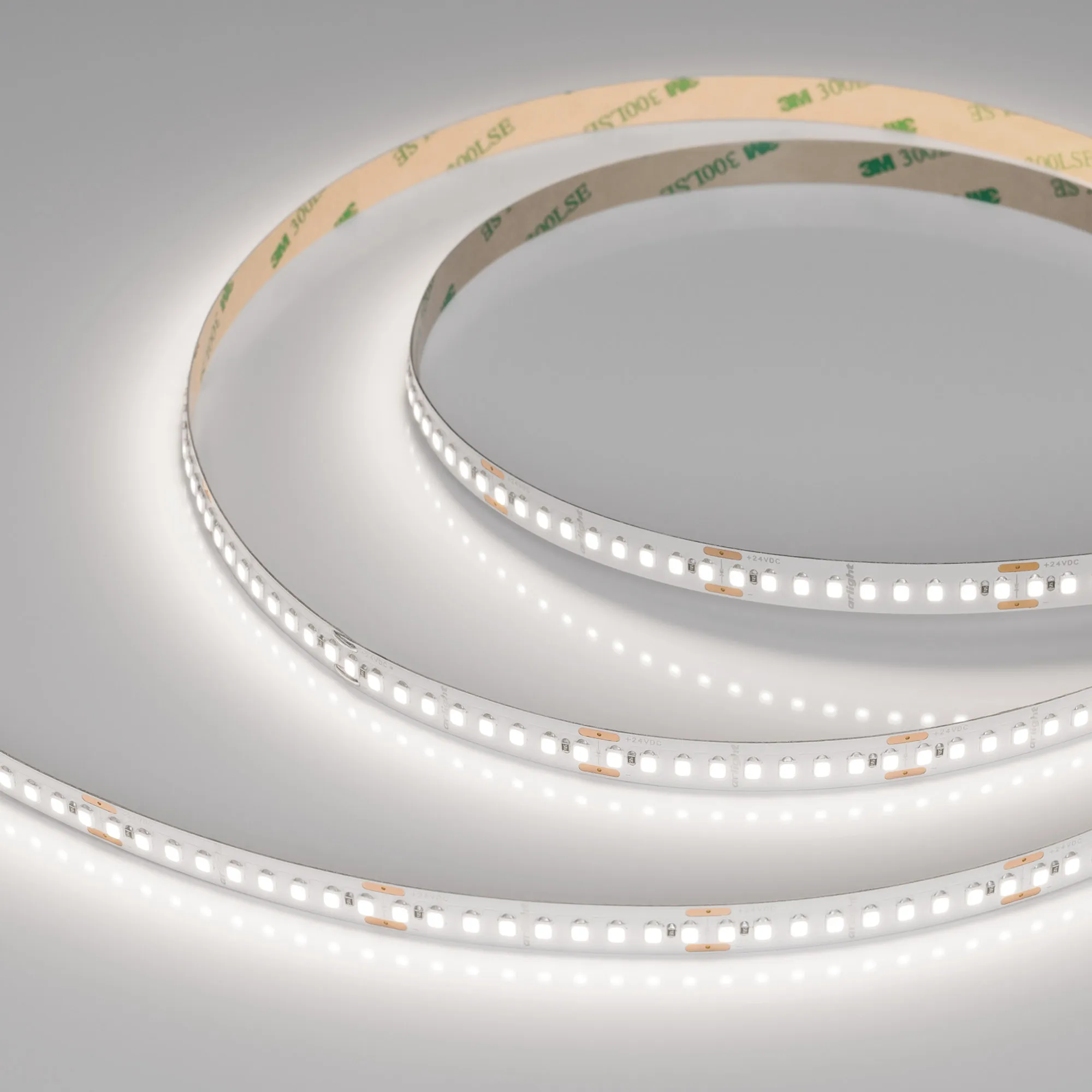 Лента светодиодная UL-A180-10mm 24V Day5000 (12 W/m, IP20, 5m) (Arlight, высок.эфф.180 лм/Вт)