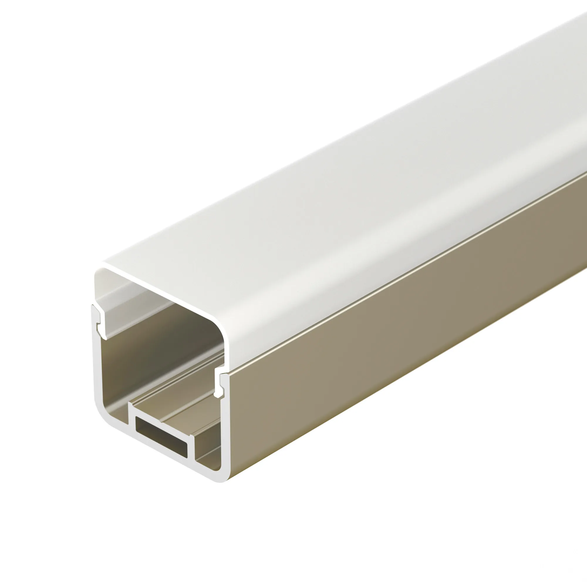 Профиль с экраном LINE-D-3030-2000 SQUARE OLIVE GREY+OPAL  (Arlight, Алюминий)